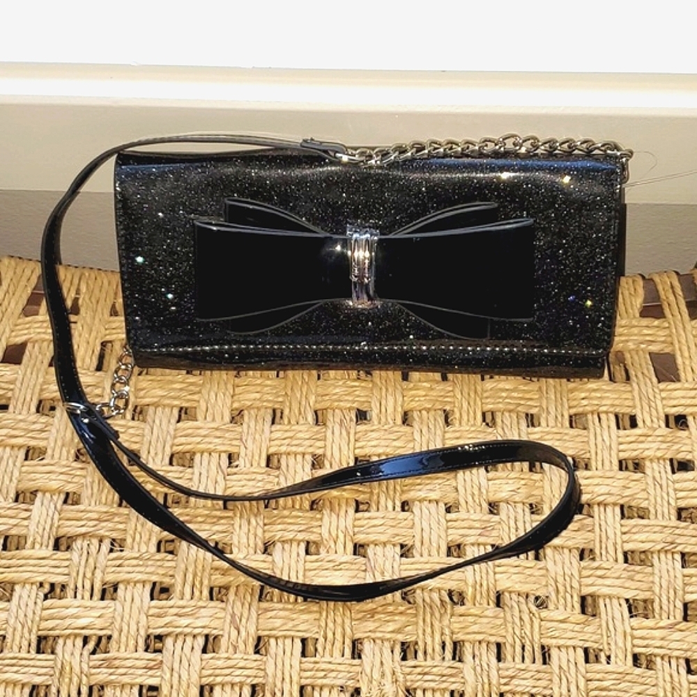 NWOT Betsey Johnson Xolyla Glitter Crossbody